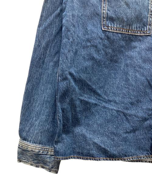 Calvin Klein Jeans（カルバンクラインジーンズ）Calvin Klein Jeans (カルバンクラインジーンズ) ユーティリティ デニムシャツ インディゴ サイズ:Sの古着・服飾アイテム