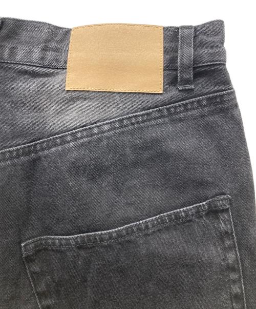 Lui's（ルイス）Lui's (ルイス) スタックワイドバギーデニム ブラック サイズ:30の古着・服飾アイテム