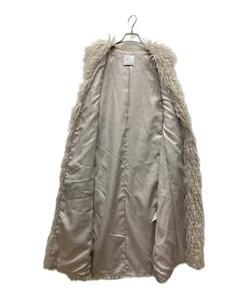 Spick and Span（スピック＆スパン）Spick and Span (スピック＆スパン) フェイクファージレ ベージュ サイズ:記載なしの古着・服飾アイテム