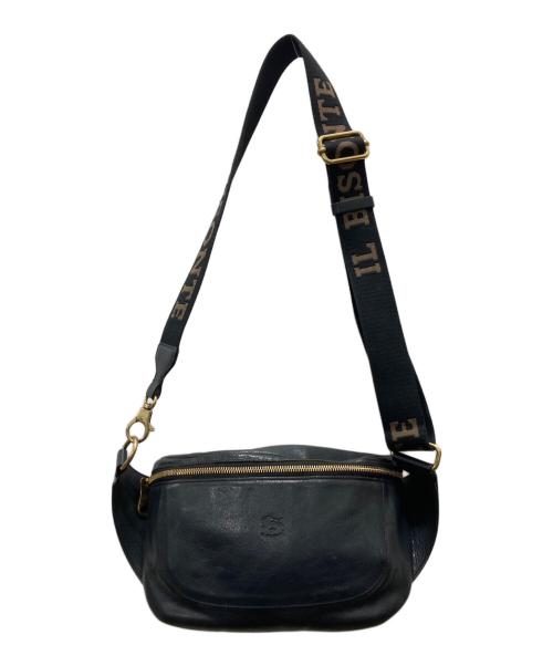 IL BISONTE（イル ビゾンテ）IL BISONTE (イル ビゾンテ) バムバッグ ブラックの古着・服飾アイテム