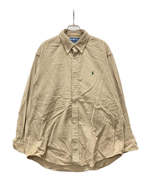 RALPH LAUREN（ラルフローレン）RALPH LAUREN (ラルフローレン) コーデュロイBDシャツ ブラウン サイズ:Lの古着・服飾アイテム