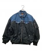 LEVI'Sリーバイス）の古着「MA-1ドッキングジャケット」｜インディゴ