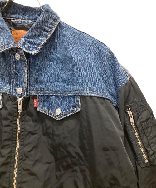 LEVI'S（リーバイス）LEVI'S (リーバイス) MA-1ドッキングジャケット インディゴ サイズ:XSの古着・服飾アイテム