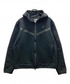 NIKEナイキ）の古着「テックフリースジップフーディー」｜ブラック