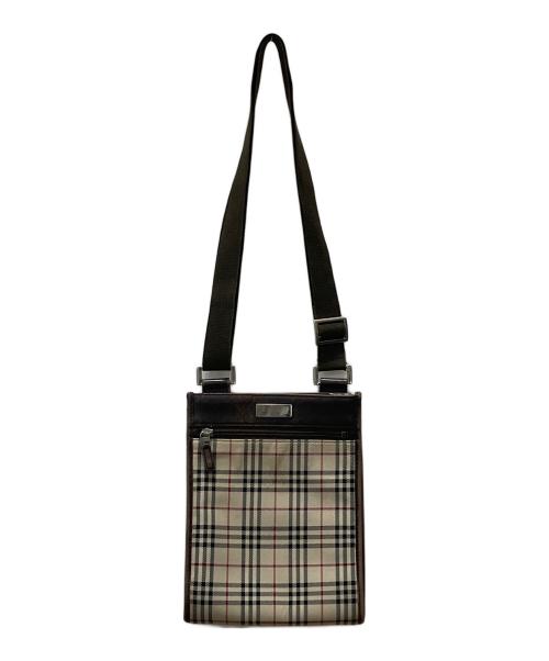 BURBERRY（バーバリー）BURBERRY (バーバリー) ノヴァチェック柄ショルダーバッグ ベージュの古着・服飾アイテム