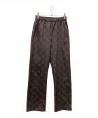Needlesニードルズ）の古着「総柄トラックパンツ」｜ブラウン