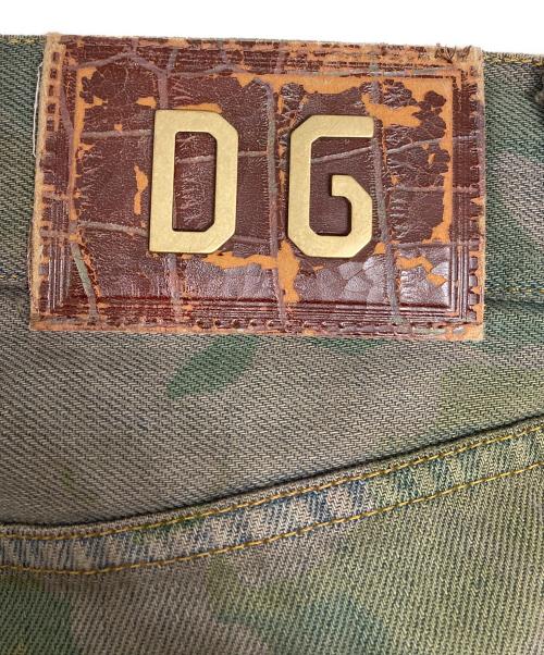 DOLCE & GABBANA（ドルチェ＆ガッバーナ）DOLCE & GABBANA (ドルチェ＆ガッバーナ) カモ柄デニムパンツ グリーン サイズ:46の古着・服飾アイテム