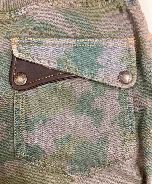 DOLCE & GABBANA（ドルチェ＆ガッバーナ）DOLCE & GABBANA (ドルチェ＆ガッバーナ) カモ柄デニムパンツ グリーン サイズ:46の古着・服飾アイテム