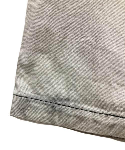 BLESSU（ブレスユー）BLESSU (ブレスユー) BU wash buggy denim/バギーデニムパンツ グレー サイズ:Mの古着・服飾アイテム