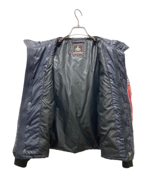 Hysteric Glamour（ヒステリックグラマー）Hysteric Glamour (ヒステリックグラマー) ワッペン中綿ジャケット ネイビー サイズ:FREEの古着・服飾アイテム
