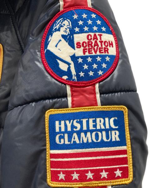 Hysteric Glamour（ヒステリックグラマー）Hysteric Glamour (ヒステリックグラマー) ワッペン中綿ジャケット ネイビー サイズ:FREEの古着・服飾アイテム