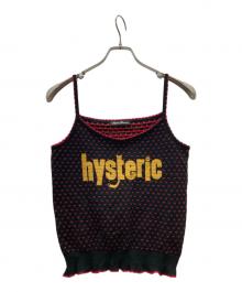 Hysteric Glamour（ヒステリックグラマー）の古着「古着ロゴキャミソール」｜ネイビー
