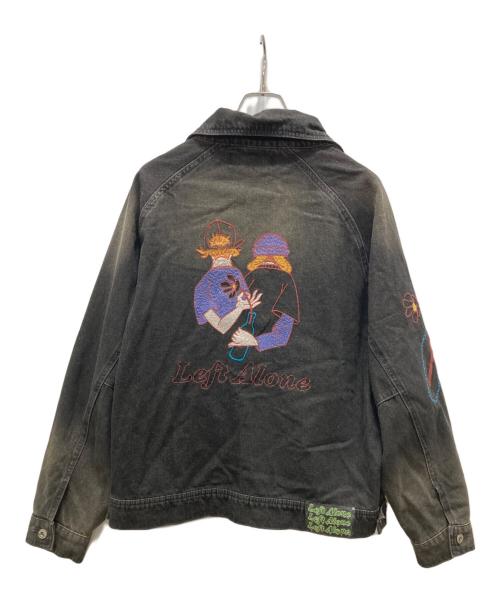 Left Alone（レフトアローン）Left Alone (レフトアローン) デニムジャケット グレー サイズ:Lの古着・服飾アイテム