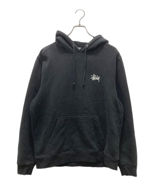 stussy（ステューシー）stussy (ステューシー) プルオーバーパーカー ブラック サイズ:Mの古着・服飾アイテム
