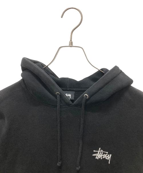 stussy（ステューシー）stussy (ステューシー) プルオーバーパーカー ブラック サイズ:Mの古着・服飾アイテム