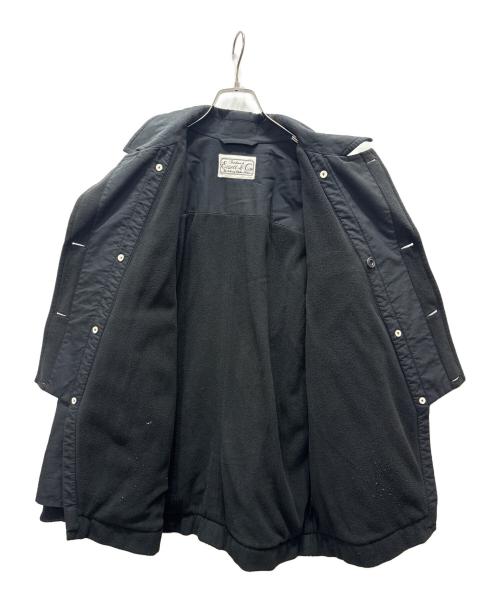 EESETT&Co（イーセットアンドコー）EESETT&Co (イーセットアンドコー) 文豪コート ブラック サイズ:38の古着・服飾アイテム