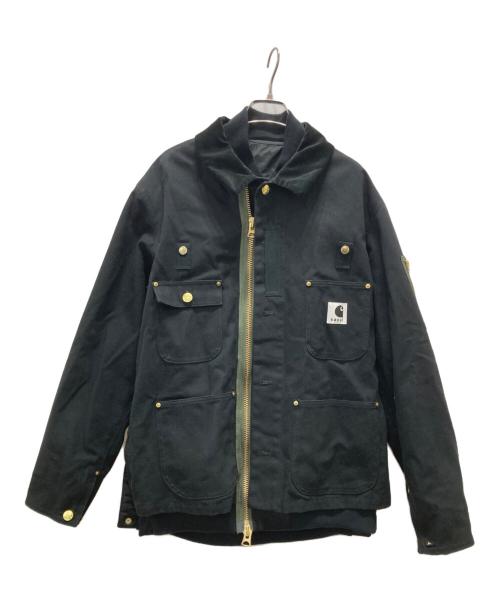 CarHartt（カーハート）CarHartt (カーハート) sacai (サカイ) Canvas MA-1 Jacket Michigan ブラック サイズ:1の古着・服飾アイテム