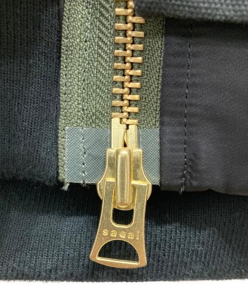 CarHartt（カーハート）CarHartt (カーハート) sacai (サカイ) Canvas MA-1 Jacket Michigan ブラック サイズ:1の古着・服飾アイテム