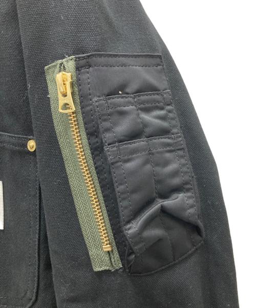 CarHartt（カーハート）CarHartt (カーハート) sacai (サカイ) Canvas MA-1 Jacket Michigan ブラック サイズ:1の古着・服飾アイテム