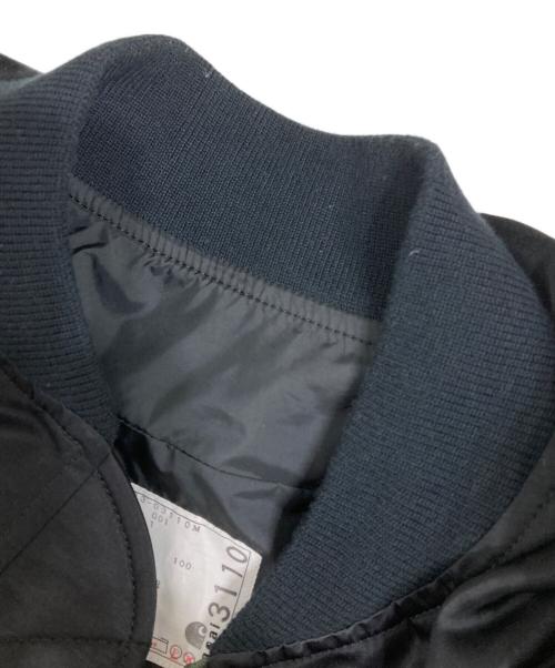 CarHartt（カーハート）CarHartt (カーハート) sacai (サカイ) Canvas MA-1 Jacket Michigan ブラック サイズ:1の古着・服飾アイテム