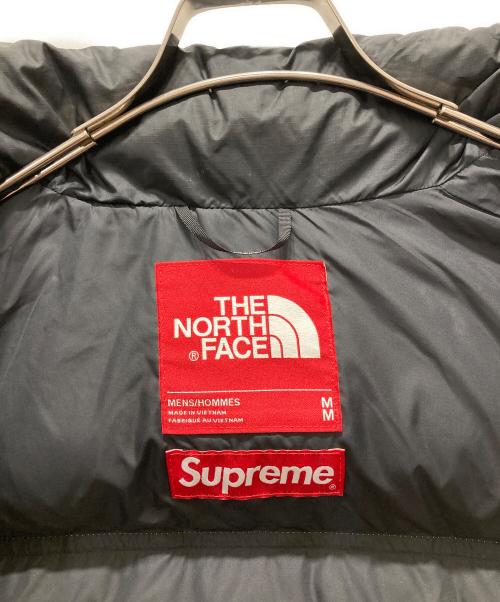 THE NORTH FACE（ザ ノース フェイス）THE NORTH FACE (ザ ノース フェイス) SUPREME (シュプリーム) Nuptse Jacket/ヌプシダウンジャケット ブラック サイズ:Mの古着・服飾アイテム
