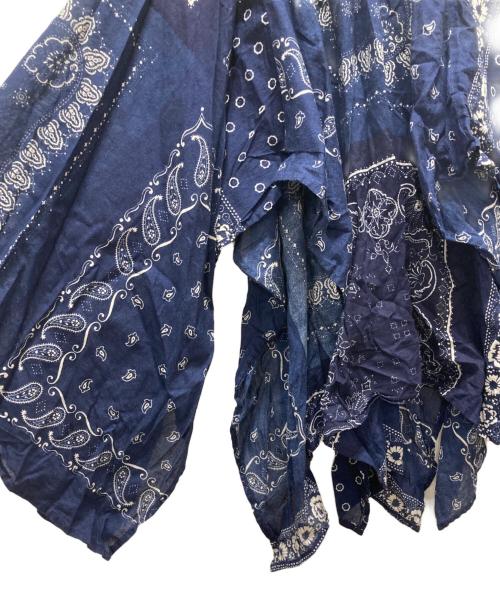 Denim & Supply Ralph Lauren（デニム＆サプライ ラルフローレン）Denim & Supply Ralph Lauren (デニム＆サプライ ラルフローレン) アシンメトリースカート ネイビー サイズ:XXSの古着・服飾アイテム