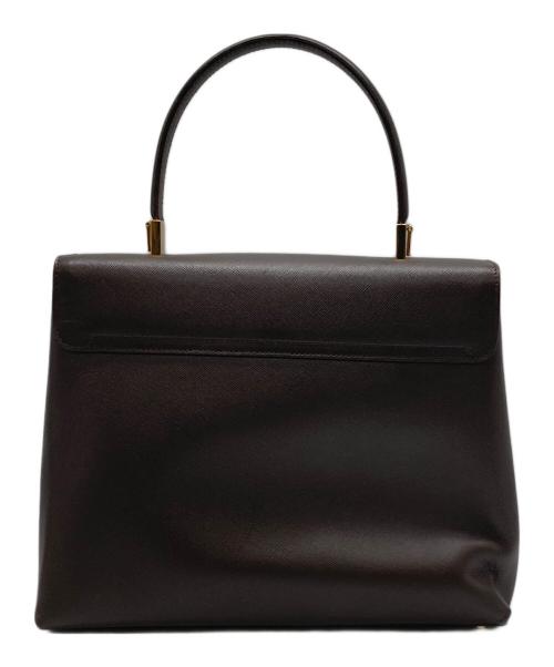 Salvatore Ferragamo（サルヴァトーレ フェラガモ）Salvatore Ferragamo (サルヴァトーレ フェラガモ) ガンチーニ2Wayバッグ ブラウンの古着・服飾アイテム