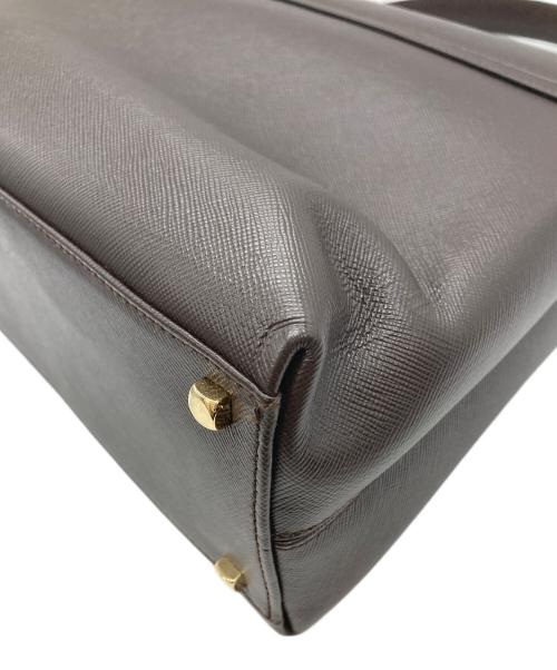 Salvatore Ferragamo（サルヴァトーレ フェラガモ）Salvatore Ferragamo (サルヴァトーレ フェラガモ) ガンチーニ2Wayバッグ ブラウンの古着・服飾アイテム