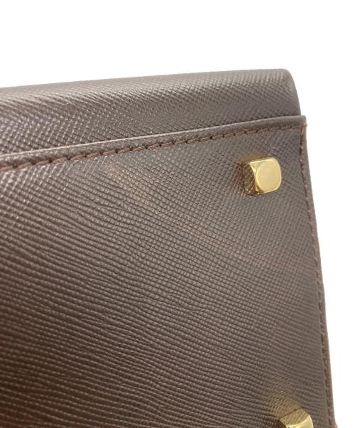 Salvatore Ferragamo（サルヴァトーレ フェラガモ）Salvatore Ferragamo (サルヴァトーレ フェラガモ) ガンチーニ2Wayバッグ ブラウンの古着・服飾アイテム