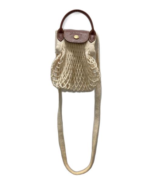 LONGCHAMP（ロンシャン）LONGCHAMP (ロンシャン) ル プリアージュフィレ ホワイトの古着・服飾アイテム
