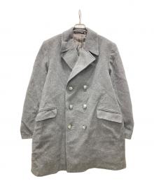 DUNN & CO（ダンアンドカンパニー）の古着「英国製 カシミヤ混Pコート」｜グレー