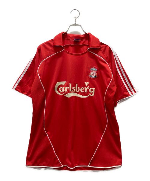 USED（ユーズド）USED (ユーズド) サッカーゲームシャツ レッド サイズ:表記無しの古着・服飾アイテム