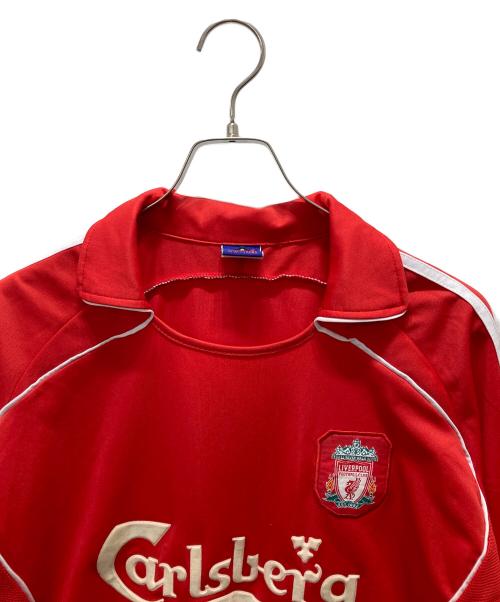 USED（ユーズド）USED (ユーズド) サッカーゲームシャツ レッド サイズ:表記無しの古着・服飾アイテム