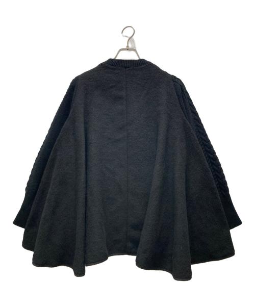 ELLA（エラ）eLLa (エラ) ドッキングフレアニット ブラック サイズ:記載無しの古着・服飾アイテム