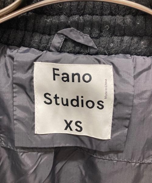 Fano Studios（ファノ ストゥディオズ）Fano Studios (ファノ ストゥディオズ) ダウンジャケット ブラック サイズ:XSの古着・服飾アイテム
