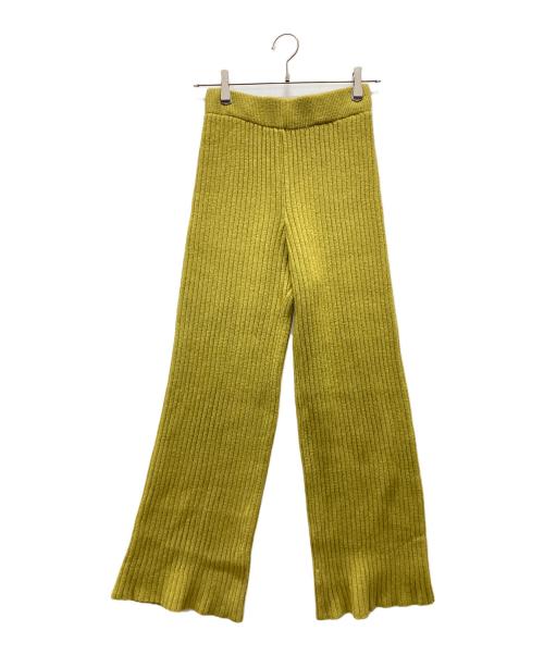 MARTE（マルテ）MARTE (マルテ) ニットセットアップ イエロー サイズ:表記無しの古着・服飾アイテム