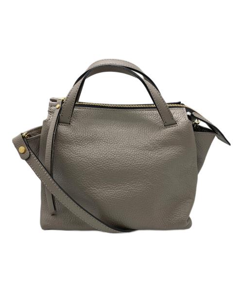 GIANNI CHIARINI（ジャンニ キアリーニ）GIANNI CHIARINI (ジャンニ キアリーニ) レザー2WAYバッグ ベージュの古着・服飾アイテム