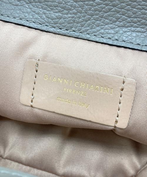 GIANNI CHIARINI（ジャンニ キアリーニ）GIANNI CHIARINI (ジャンニ キアリーニ) レザー2WAYバッグ ベージュの古着・服飾アイテム