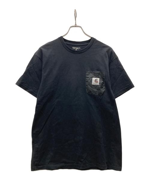 CarHartt（カーハート）CarHartt (カーハート) ポケットTシャツ ブラック サイズ:Mの古着・服飾アイテム