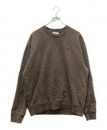 AMI Alexandre Mattiussi（アミアレクサンドルマテュッシ）の古着「AMI DE COEUR SWEATSHIRT」｜ブラウン
