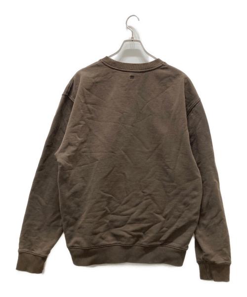 AMI Alexandre Mattiussi（アミアレクサンドルマテュッシ）AMI Alexandre Mattiussi (アミアレクサンドルマテュッシ) AMI DE COEUR SWEATSHIRT ブラウン サイズ:XXLの古着・服飾アイテム