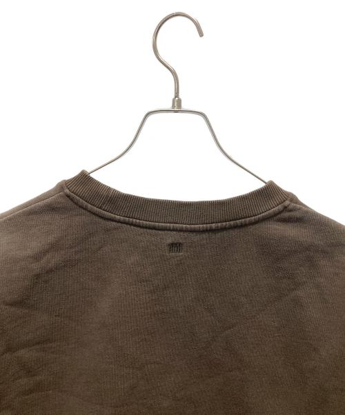 AMI Alexandre Mattiussi（アミアレクサンドルマテュッシ）AMI Alexandre Mattiussi (アミアレクサンドルマテュッシ) AMI DE COEUR SWEATSHIRT ブラウン サイズ:XXLの古着・服飾アイテム