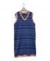 DIESEL（ディーゼル）の古着「Blue Glitter Stripe Dress」｜ブルー