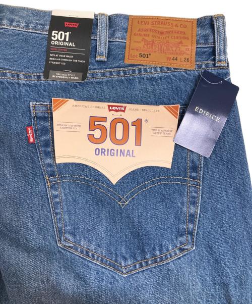 LEVI'S（リーバイス）LEVI'S (リーバイス) EDIFICE (エディフィス) 別注501デニムパンツ インディゴ サイズ:W44 未使用品の古着・服飾アイテム