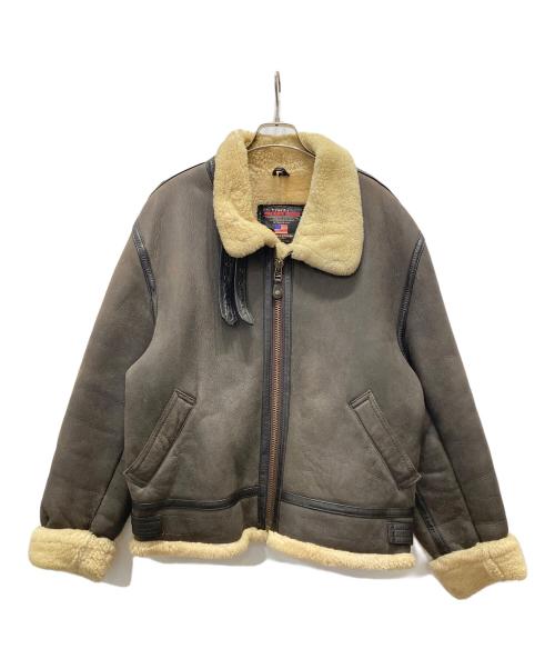 USED（ユーズド）USED (ユーズド) フライトジャケット ブラウン サイズ:LLの古着・服飾アイテム