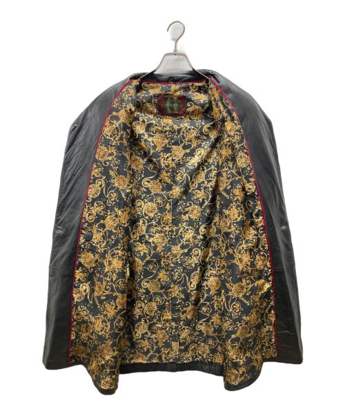 COSMOPELLE（COSMOPELLE）COSMOPELLE (COSMOPELLE) ラムレザーコート ブラック サイズ:Lの古着・服飾アイテム
