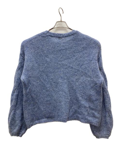 apart by（アパートバイ）apart by (アパートバイ) モヘアニット スカイブルー サイズ:Fの古着・服飾アイテム
