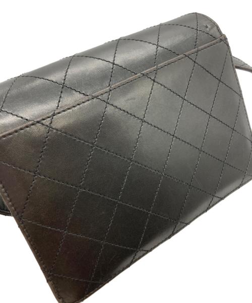 CHANEL（シャネル）CHANEL (シャネル) マトラッセショルダーバッグ ブラックの古着・服飾アイテム
