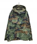 FLYING FORCESFLYING FORCES）の古着「カモ柄 アノラックパーカー」｜オリーブ