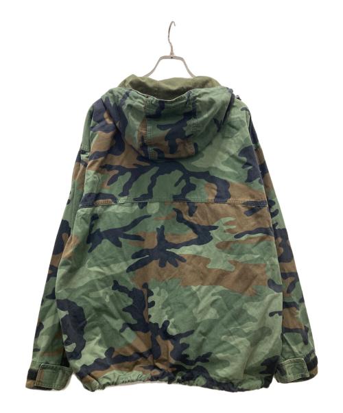 FLYING FORCES（FLYING FORCES）FLYING FORCES (FLYING FORCES) カモ柄 アノラックパーカー オリーブ サイズ:Lの古着・服飾アイテム
